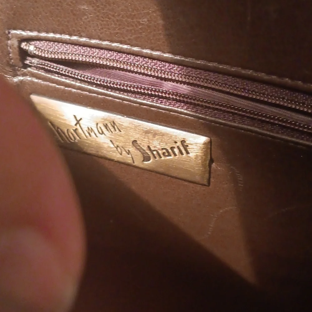 Hartman By Sharif Vintage Elegant Red Leather Briefcase